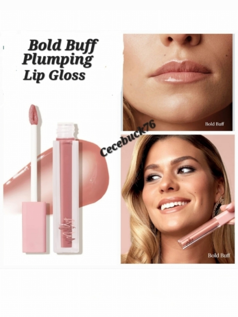 🌺Mally Beauty Bold Buff Positively Plump Lip Gloss High-Shine